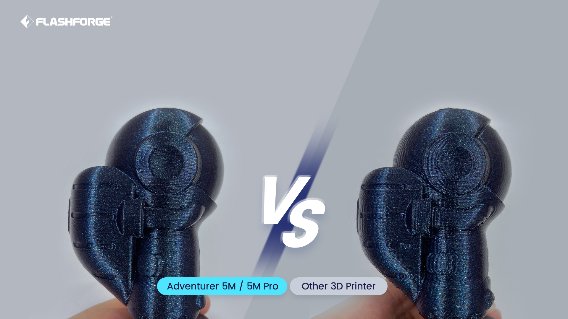 플래시포지 어드벤쳐5M ,5M Pro 실제출력품질 vs 타사 프린터와 비교사진