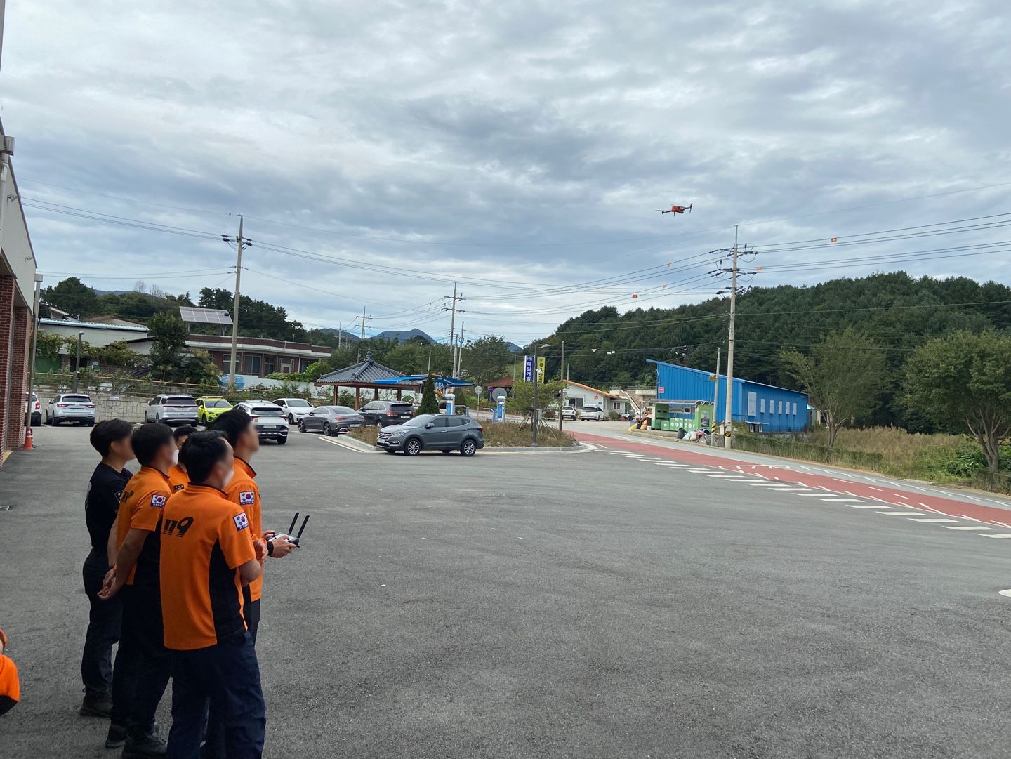 전북 진안 소방서 오텔 에보2 드론 교육; Autel Evo2 flying training in Jeonbuk JinAn Fire department