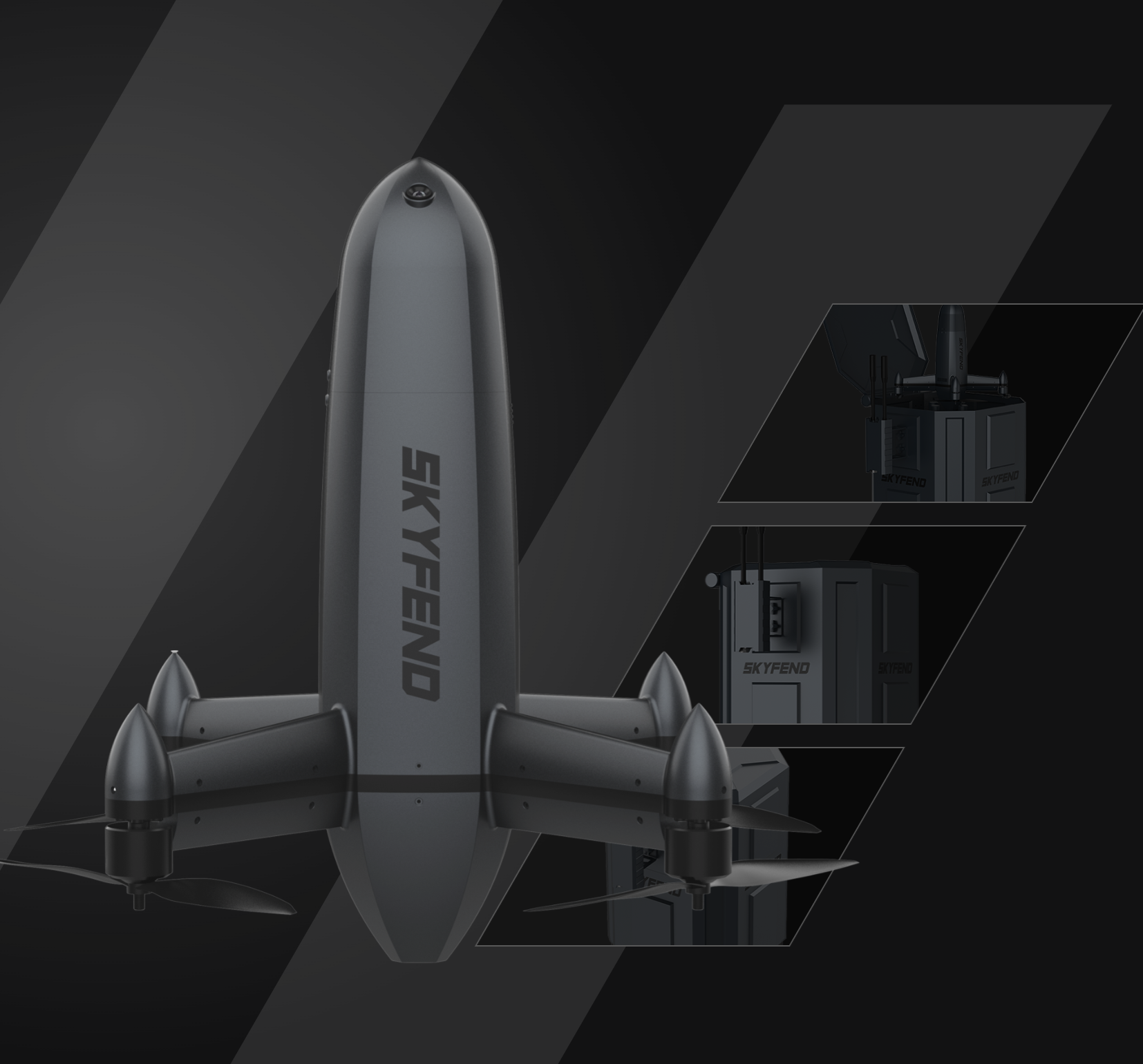 STD100 – Thunder (썬더), SKYFEND Technology Co., Ltd. (스카이펜드), Thunder — 인터셉터(요격) C-UAS 시스템