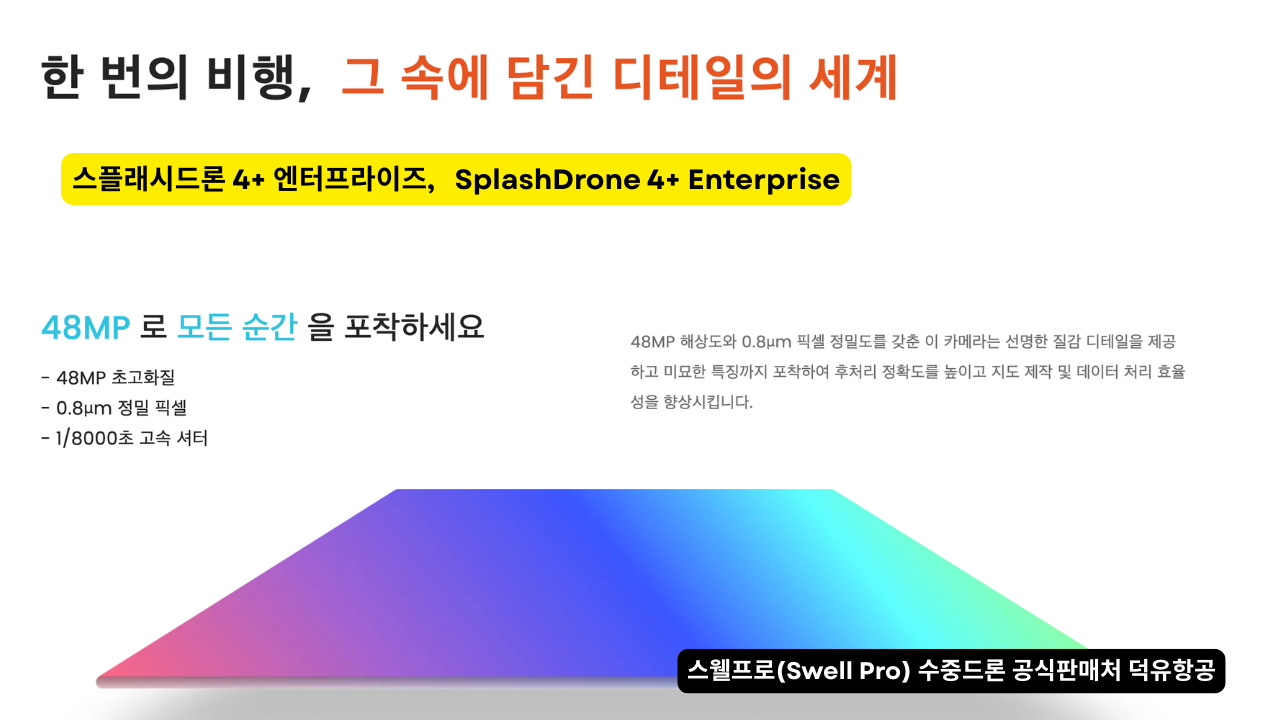 스웰프로 수중드론, 스플래시드론 4+ 엔터프라이즈. SplashDrone 4+ Enterprise Drone