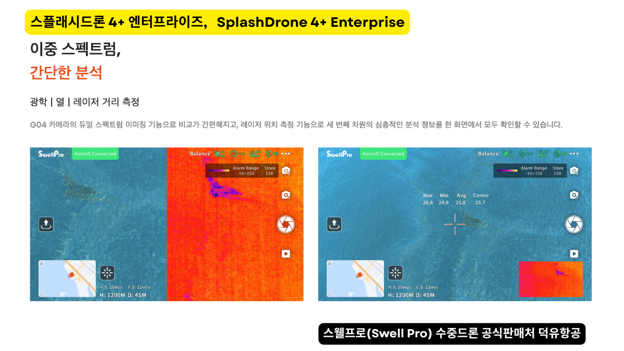 스웰프로 수중드론, 스플래시드론 4+ 엔터프라이즈. SplashDrone 4+ Enterprise Drone