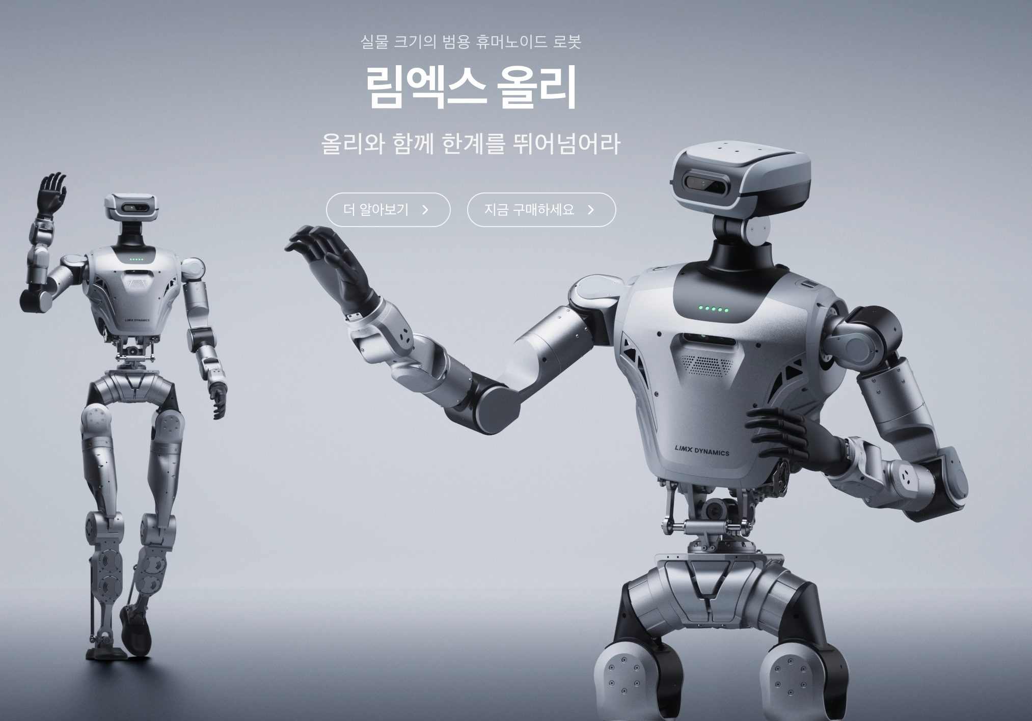 LimX Dynamics 휴머노이드 로봇 올리