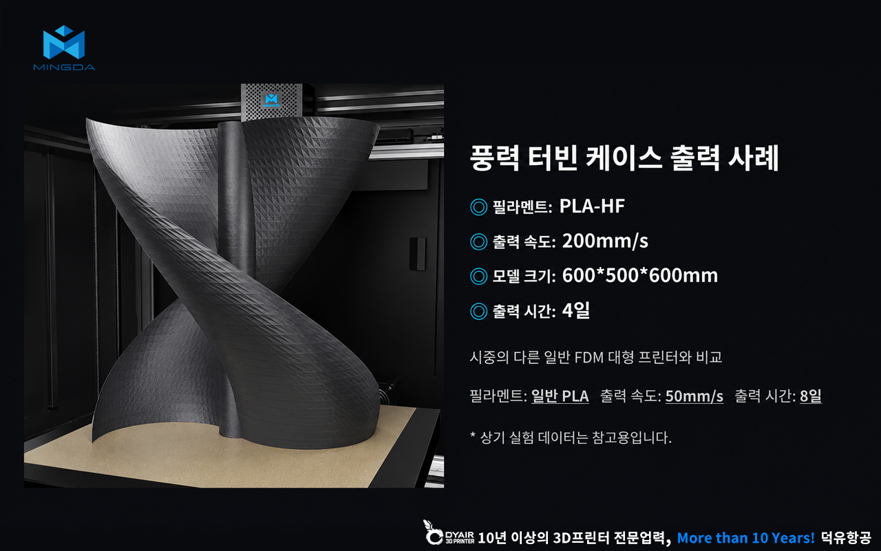 MINGDA MD600D Ultra 3D프린터 스펙