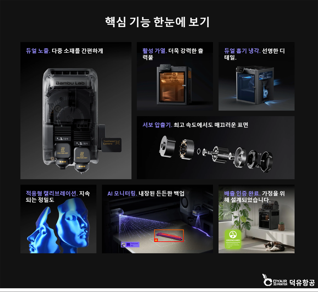 뱀부랩 X2D 3D프린터, Bambu Lab X2D Combo 3D Printer