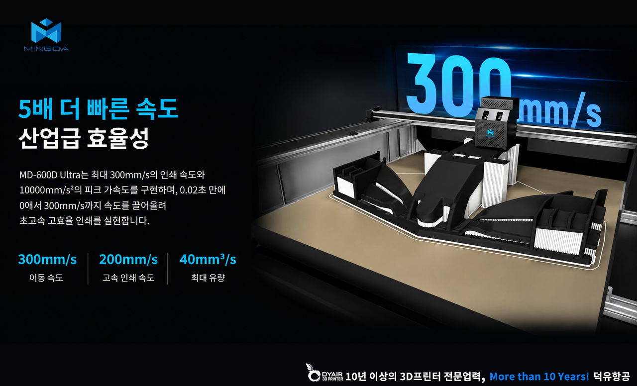 MINGDA MD600D Ultra 3D프린터 스펙