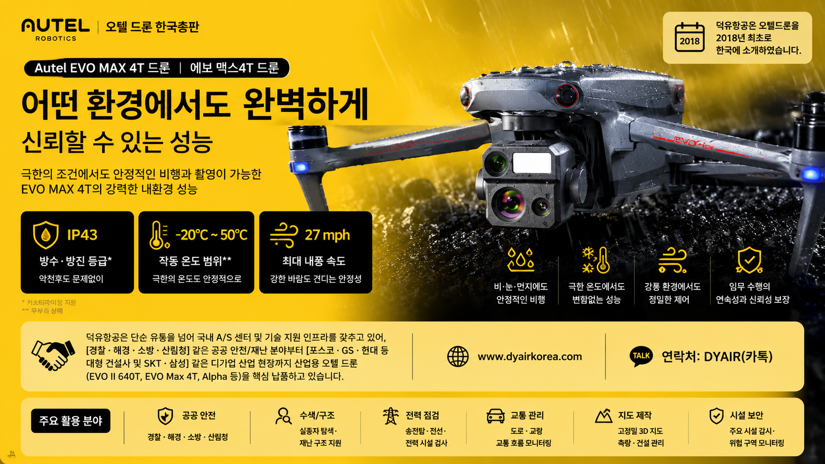 Autel EVO MAX4T Drone,오텔드론 맥스4T 파괴적 혁신기능, 다중센서의 결정체